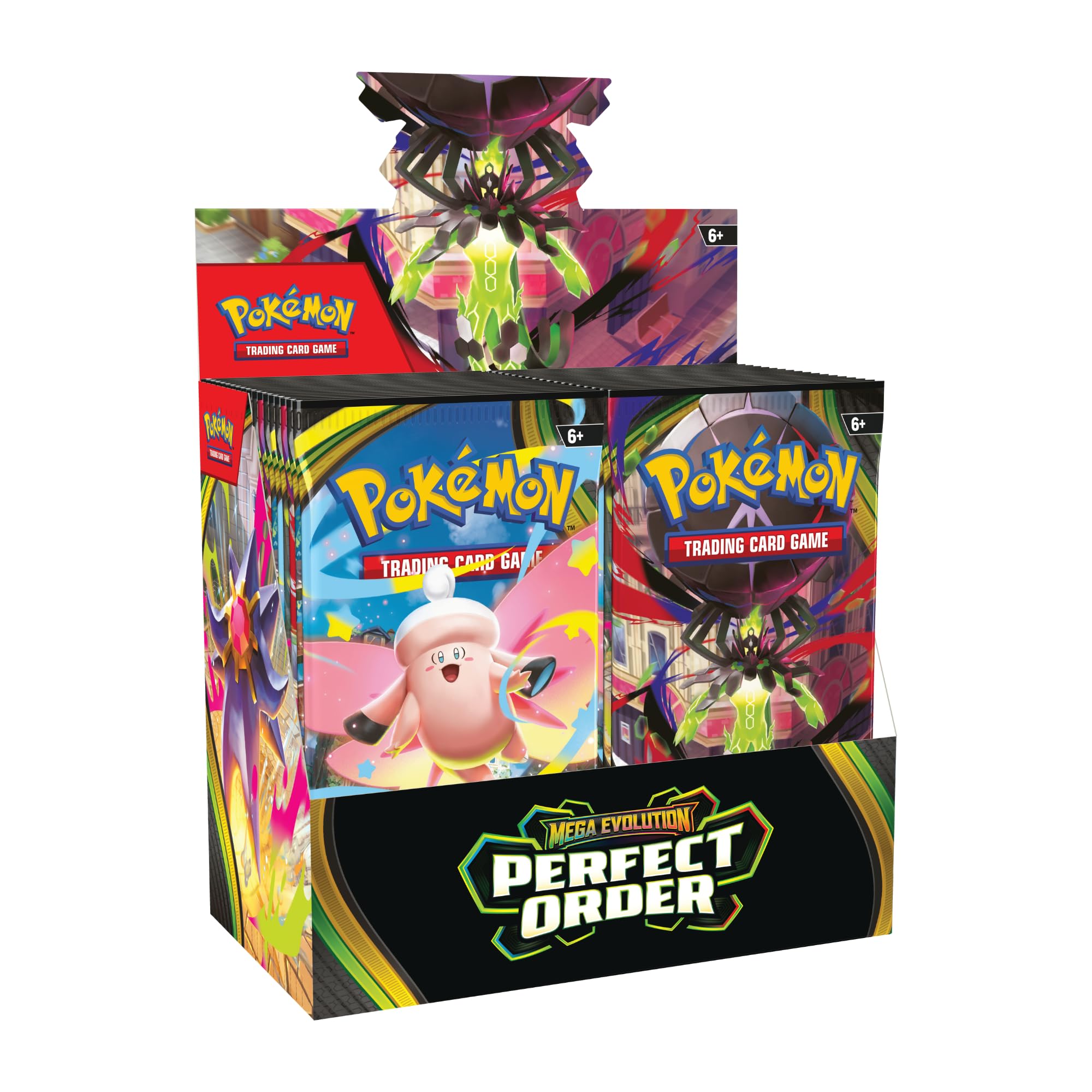 Amazon.com: Pokémon TCG: Mega Evolution - Perfect Order - Booster
